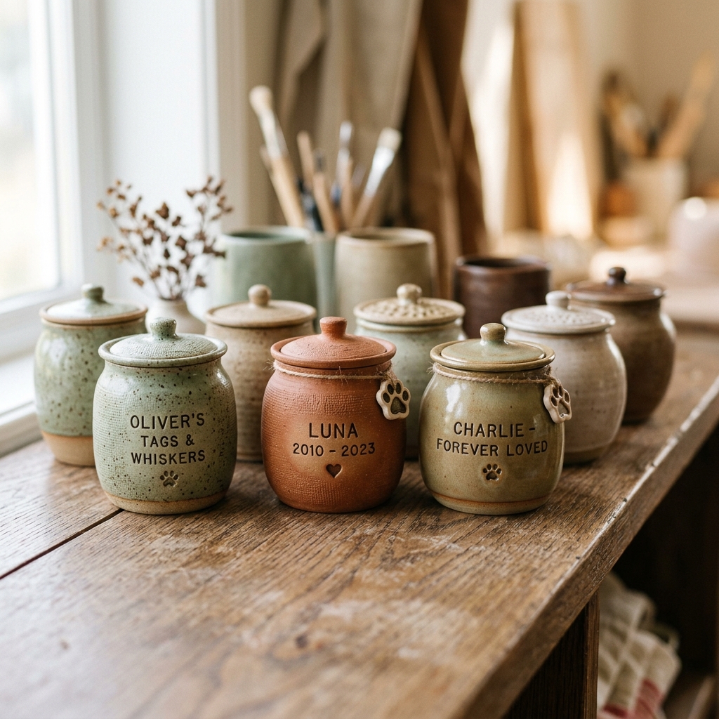 Keepsake Jars display