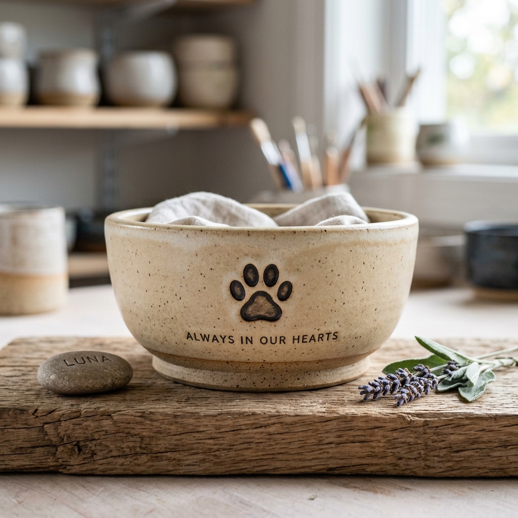 Portrait bowl with collar